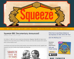 Squeeze Web Site