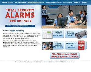 Alarm Company Web Site