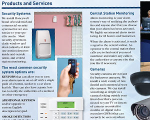 Alarm Company Brochure